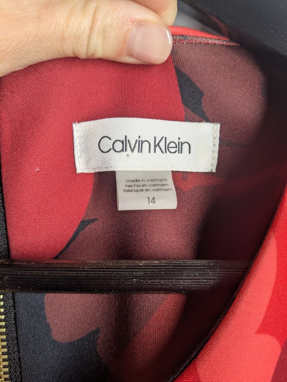Calvin Klein A-Line Cocktail Dress - Picture 7 of 9